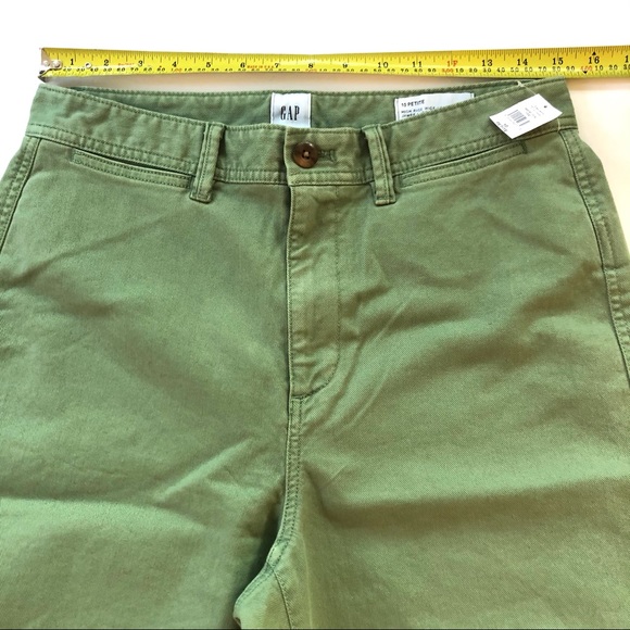Gap High Rise Crop Khaki-NWT - Picture 8 of 12